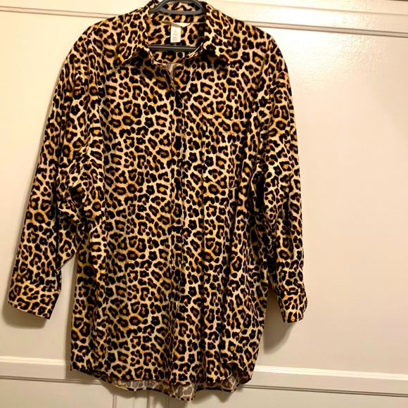 H&M 100% cotton shirt size Small oversized - Picture 1 of 7